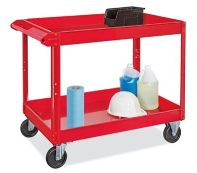Steel push cart in stock uline