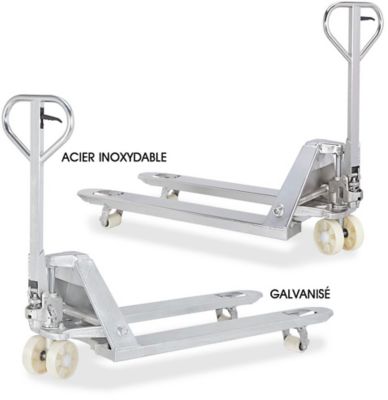 Uline – Transpalettes résistant à la corrosion
