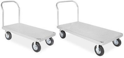 Chariots à plateforme en aluminium