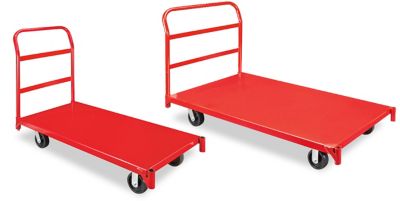 Chariots à plateforme en métal