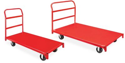 Chariots à plateforme en métal
