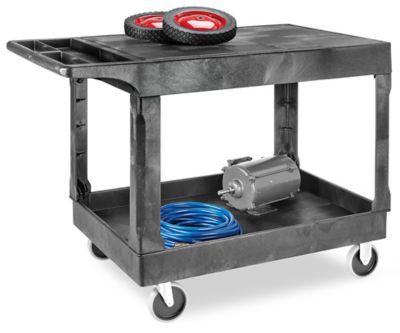 Uline Flat Shelf Utility Carts