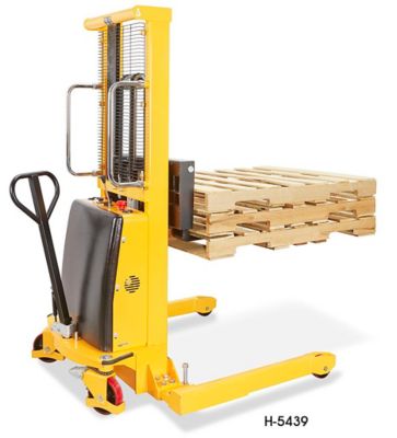 Semi-Electric Straddle Stackers