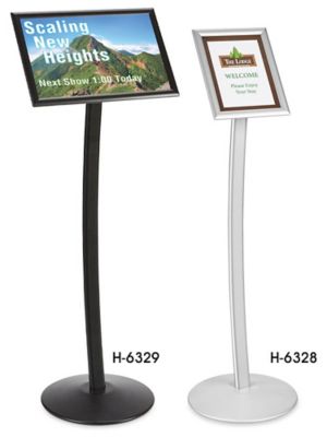 Pedestal Sign Holders