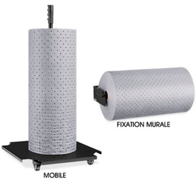Distributeurs de rouleau absorbant