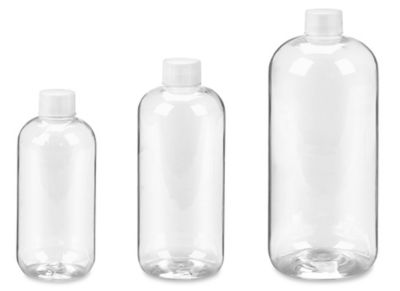 Bouteilles rondes de type Boston – Transparent