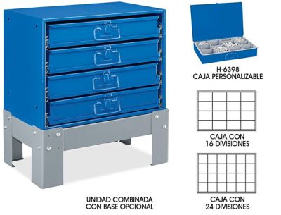Cajas de Acero con Compartimentos