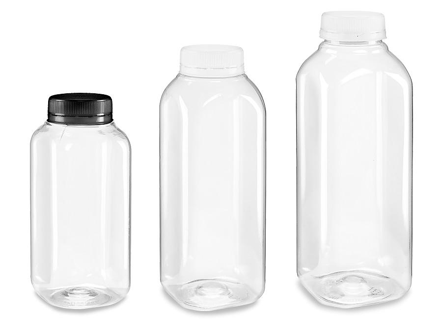 Clear Plastic Juice Bottles