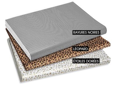 Papier de soie avec imprimés