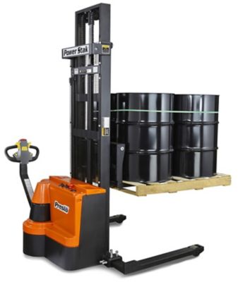 Electric Pallet Stacker, Power Stackers in Stock - ULINE