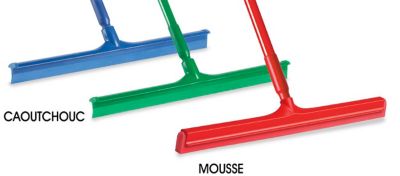Raclettes de plancher colorées