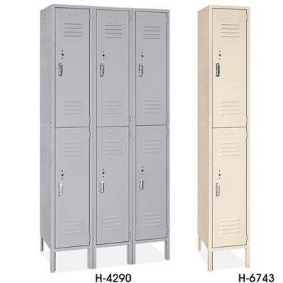 Uline Double Tier Lockers