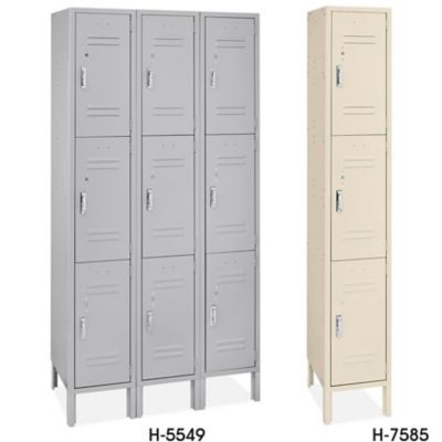 Uline Three Tier Lockers