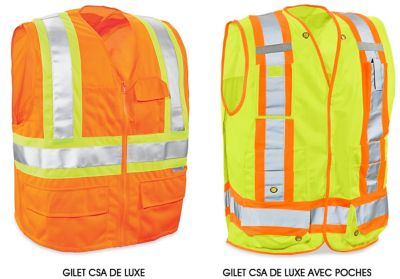 Gilet de sécurité de luxe à haute visibilité – Classe 2