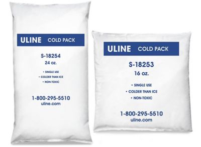 Sachets réfrigérants à utilisation unique