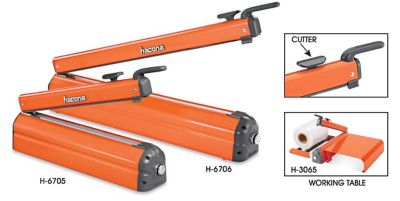 Deluxe Tabletop Impulse Sealers with Cutter