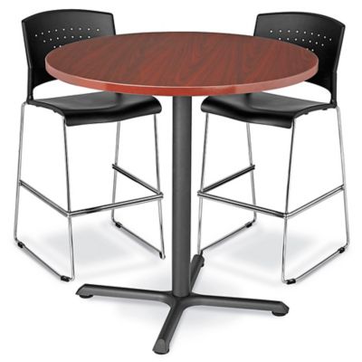 Office Bar Height Tables, Office High Top Tables in Stock Uline.ca