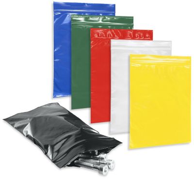 Colored Reclosable Poly Bags