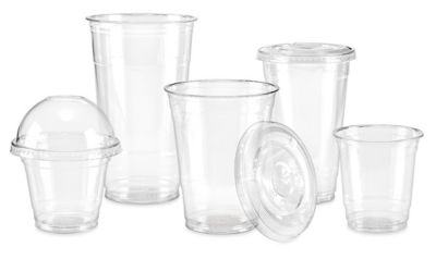Uline Crystal Clear Plastic Cups