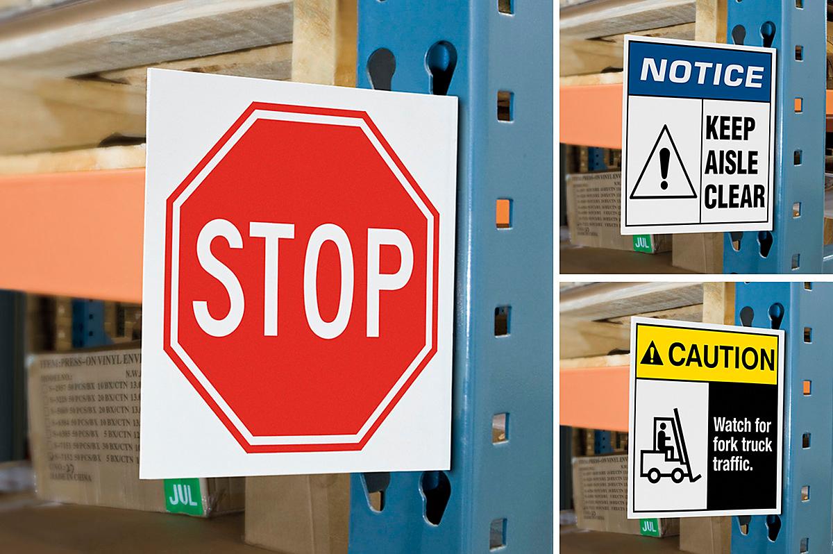 Magnetic Aisle Signs
