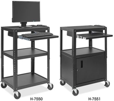 Mobile AV Carts, AV Carts with Locking in Stock ULINE