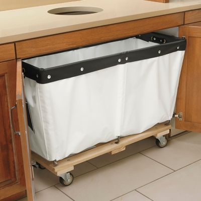 Chariots porte-panier étroits en vinyle