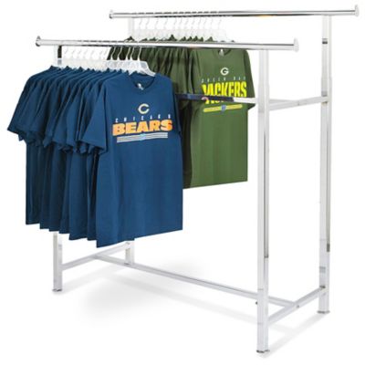 Double-Rail Clothes Rack