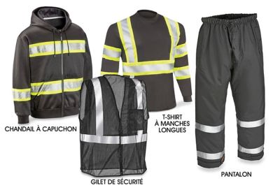 Vêtements à haute visibilité – Noir