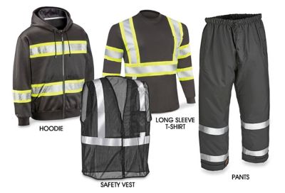 Black Hi-Vis Clothing