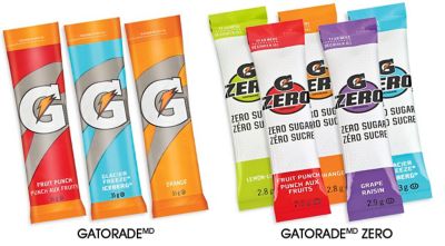 Gatorade<sup><small>MD</small></sup> – Sachets individuels