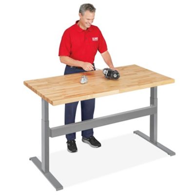 estructura para mesa Denis, eléctrica y ajustable en altura con 2 motores,  3 niveles, capacidad de carga 125 kg, 110 - 190 x 68 x 58 - 123 cm comprar  online barato