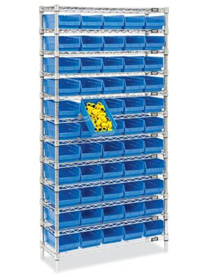 Supports de rangement en fil de métal pour bacs