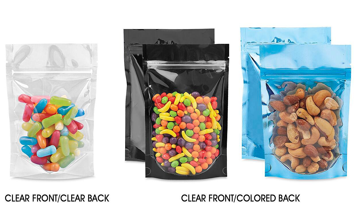 Ultra Clear Stand-Up Barrier Pouches