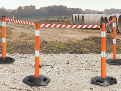 Canalisation des foules à haute visibilité – Extérieur