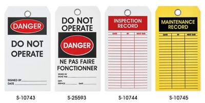 Machinery Tags in Stock - ULINE.ca