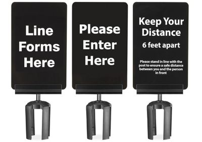 Indoor Crowd Control Signs