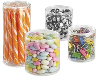 Boîtes rondes – Transparent