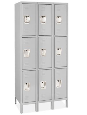 Uline Deluxe Three Tier Lockers