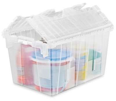 Clear Industrial Totes