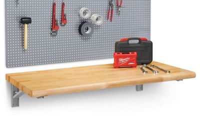 Établis escamotables – Fixation murale