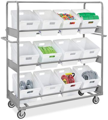 Chariot de magasinier pour bacs de manutention
