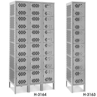 Uline – Casiers ventilés – Six rangées