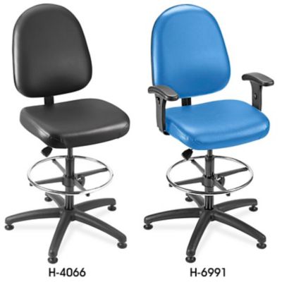 Deluxe Vinyl Work Stools