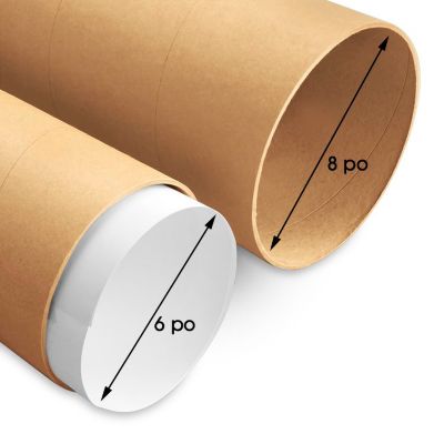 Tubes en kraft format géant