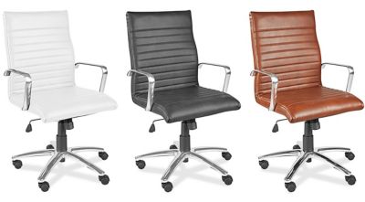 Chaise tendance en cuir