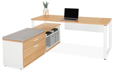 Designer Storage L-Desk