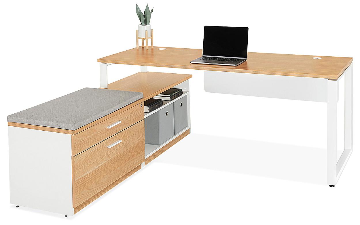 Designer Storage L-Desk