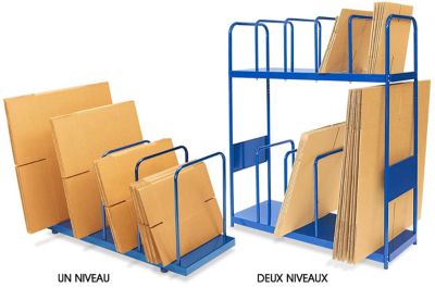 Supports à carton en acier