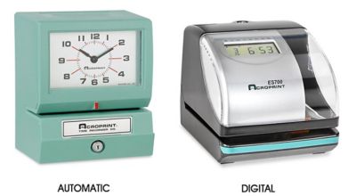 Time Cards, Weekly Time Cards, Time Clocks in Stock ULINE.ca