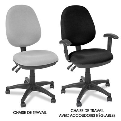 Chaises de travail en tissu